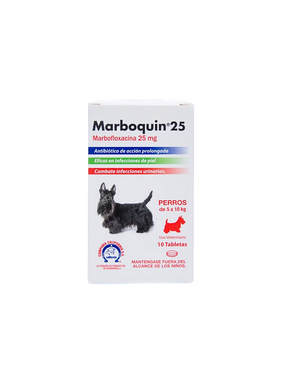 Marboquin 25 mg x 10 Tabletas