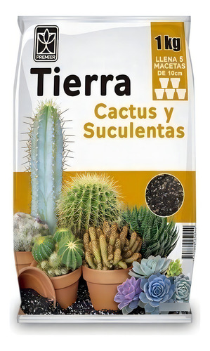 Sustrato Especial para Cactus y Suculentas x 1kg | Drenaje Perfecto - Agrosamario 1
