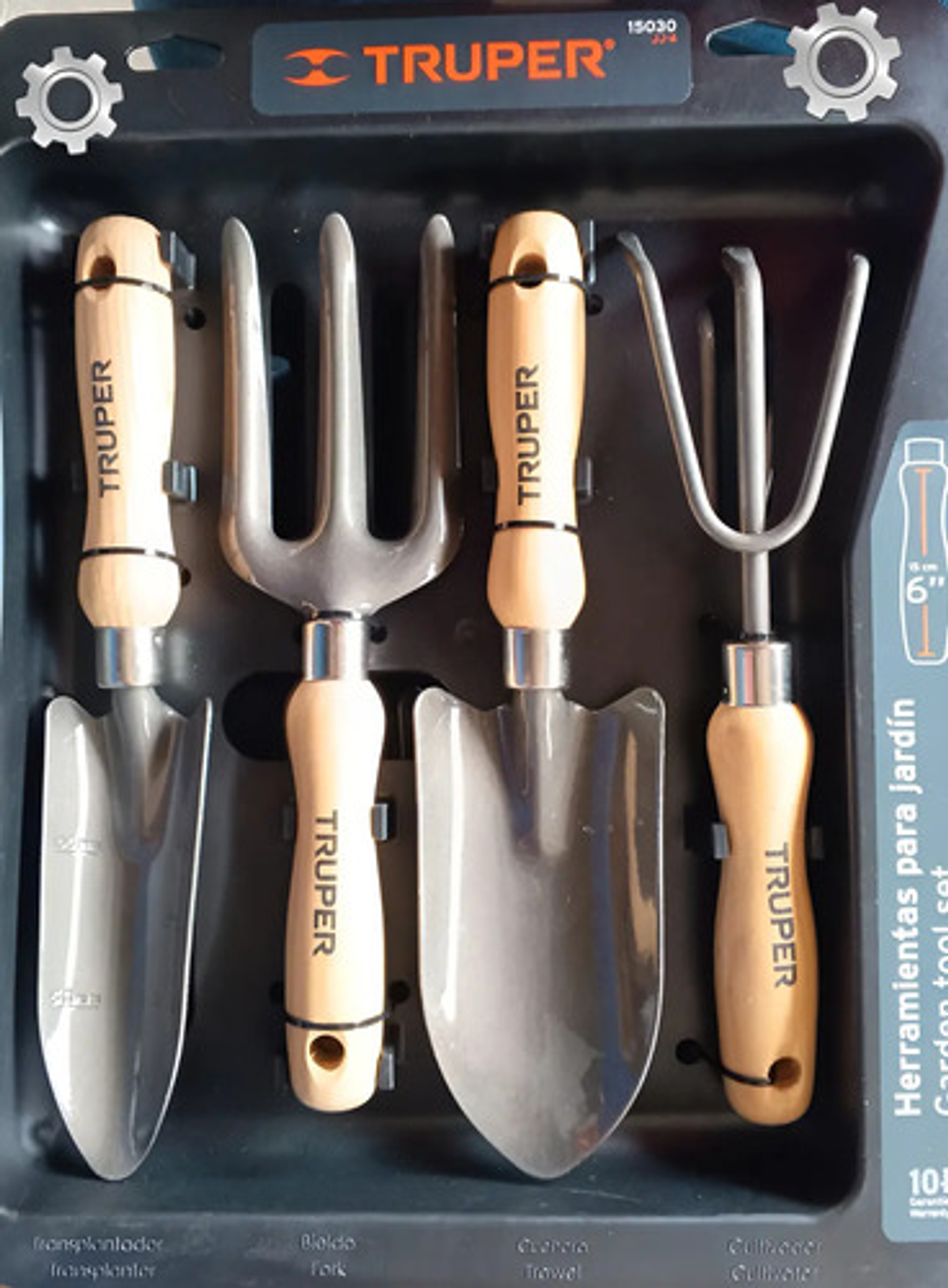 Juego Herramientas Para Jardín 4 Piezas, 6 Truper 15030 1