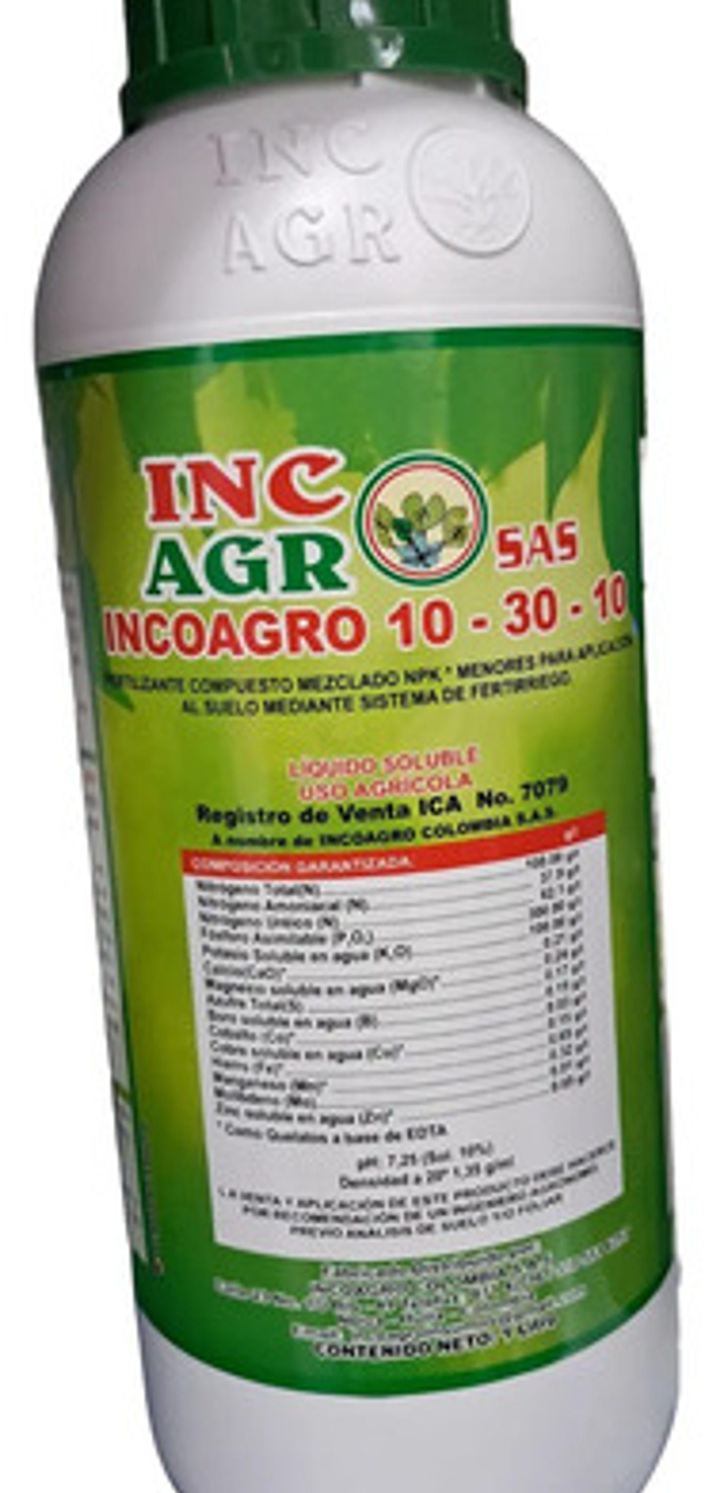 Fertilizante Incoagro 10-30-10 Ltr 1