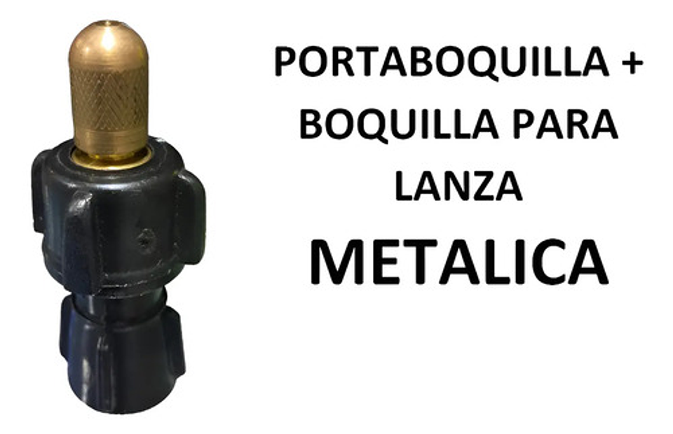 Portaboquilla Universal Royal Condor+boquilla Lanza Metalica 3