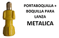 Portaboquilla Universal Royal Condor+boquilla Lanza Metalica - Miniatura 5