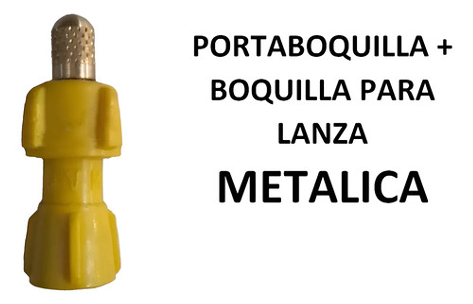 Portaboquilla Universal Royal Condor+boquilla Lanza Metalica 5