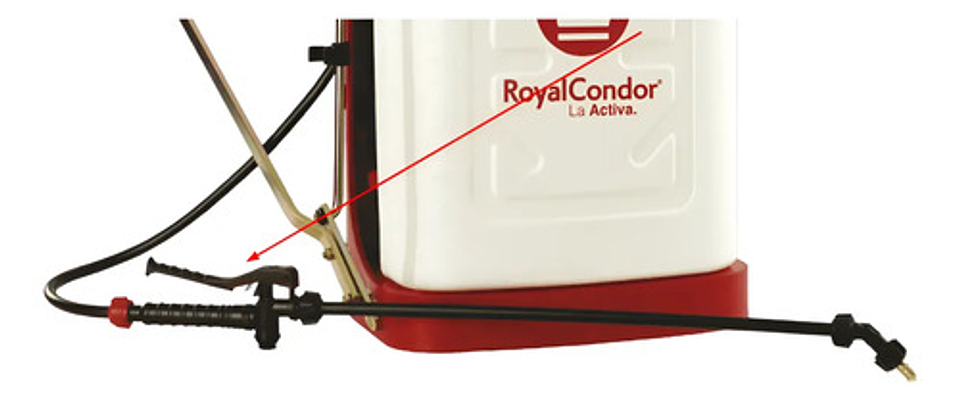 Llave De Paso Fumigadora Royal Condor Para Lanza Plastica 3