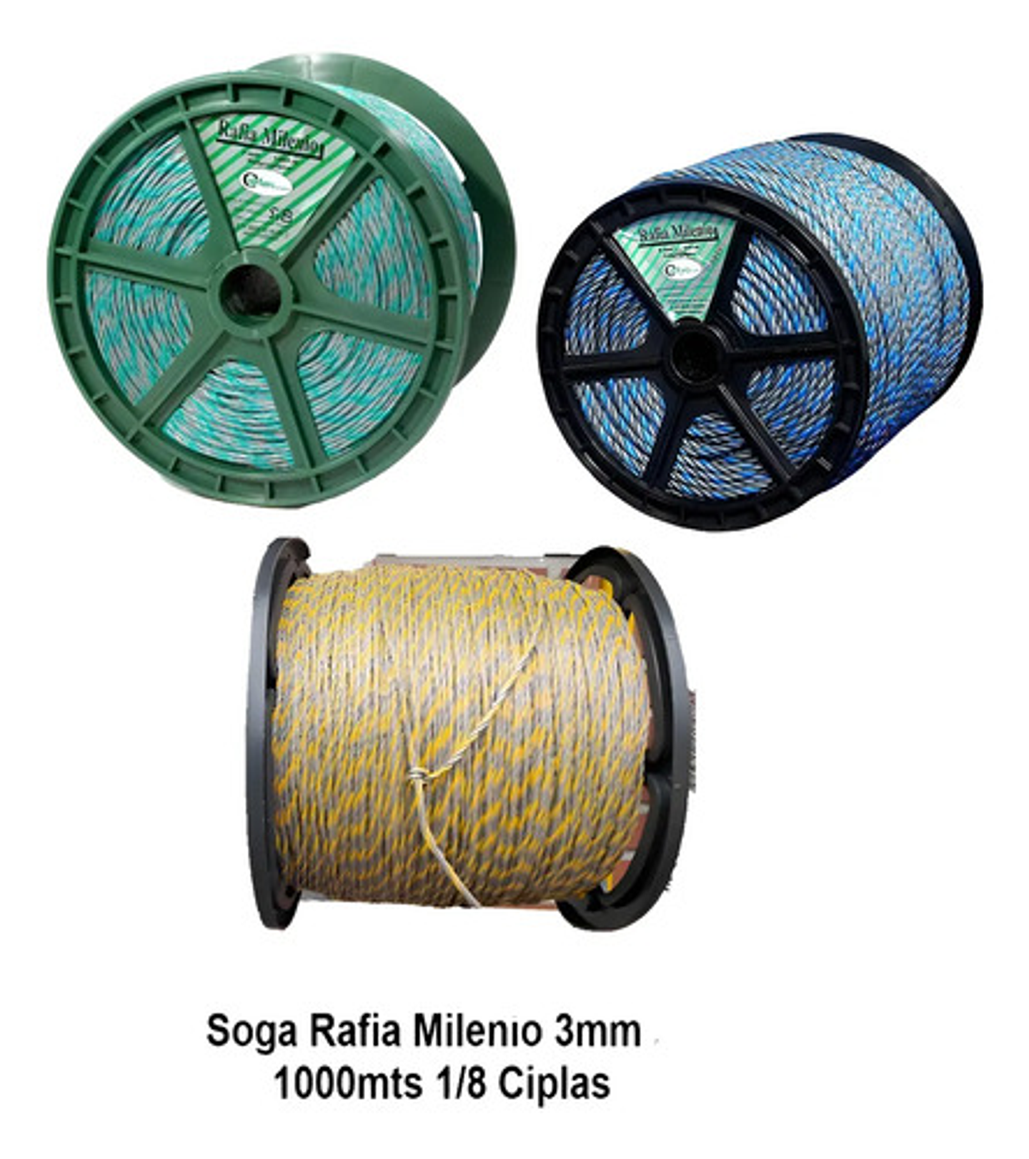 Soga Polipropileno 3mm X 1000mts 1/8 Ciplas 1