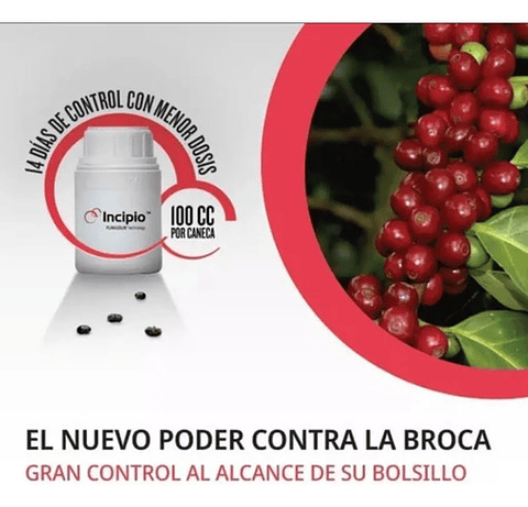 Incipio  X Litro  Broca Araña Frutales.