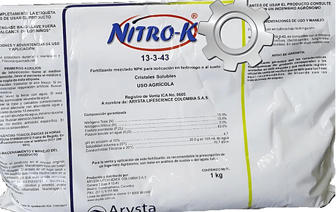 Nitrato De Potasio Soluble X 1 Kg  Nitro K Upl