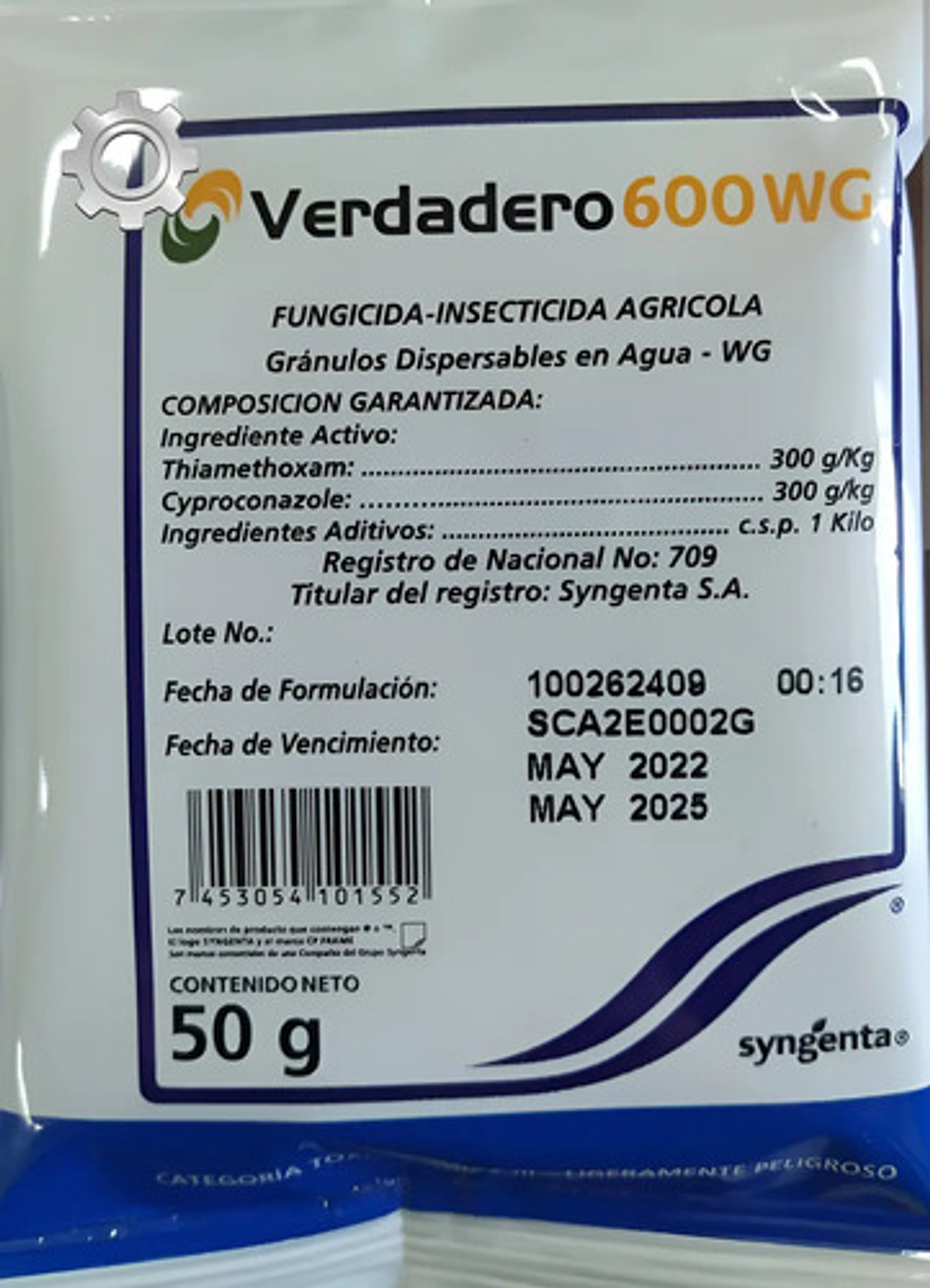 Verdadero  Sobre X 50g Syngenta 1