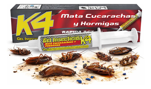 K4 Gel Control de Cucarachas x 10g | Cebo de Alta Eficiencia | Agrosamario 3