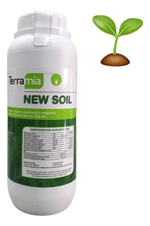 Acondicionador De Suelo Terramia Líquido  New Soil  X Litro