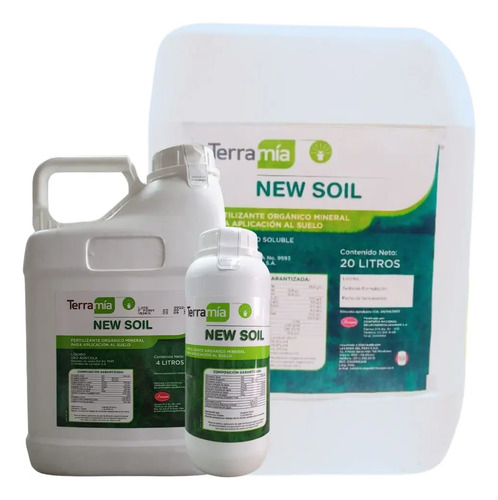 Acondicionador de Suelo Terramia Líquido New Soil | 1L -4L 20L | Agrosamario 2