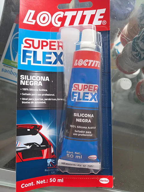 Silicona Negra Loctite Super Flex (50 ml) Multiusos | Agrosamario