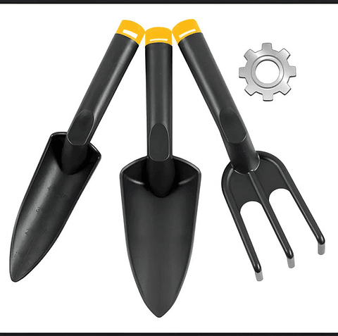 Juego Jardin 11 Pulgadas Pretul Cuchara Cultivador Trasplant