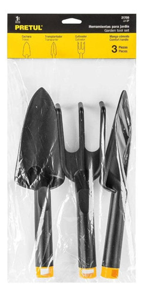 Juego Jardin 11 Pulgadas Pretul Cuchara Cultivador Trasplant