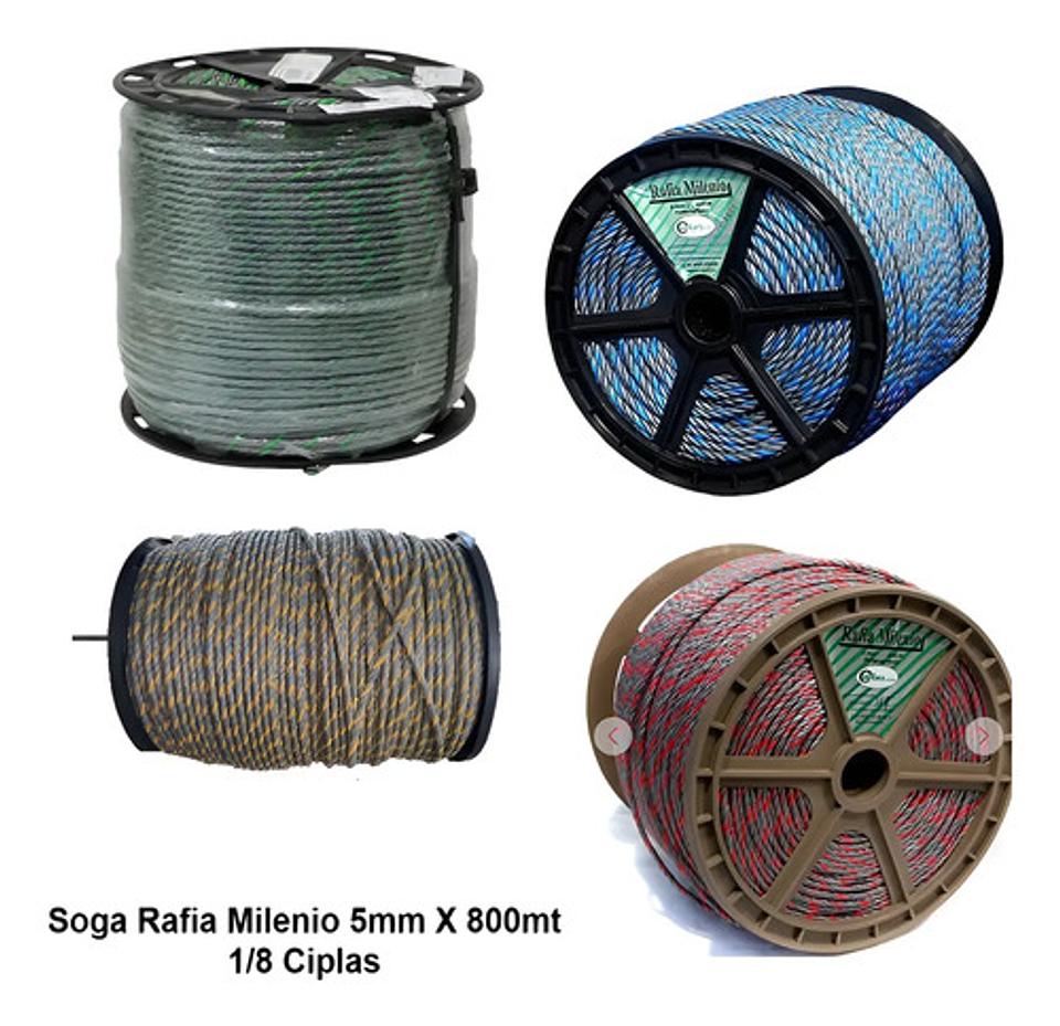 Soga Polipropileno 5mm X 800mts 3/16 Ciplas 1