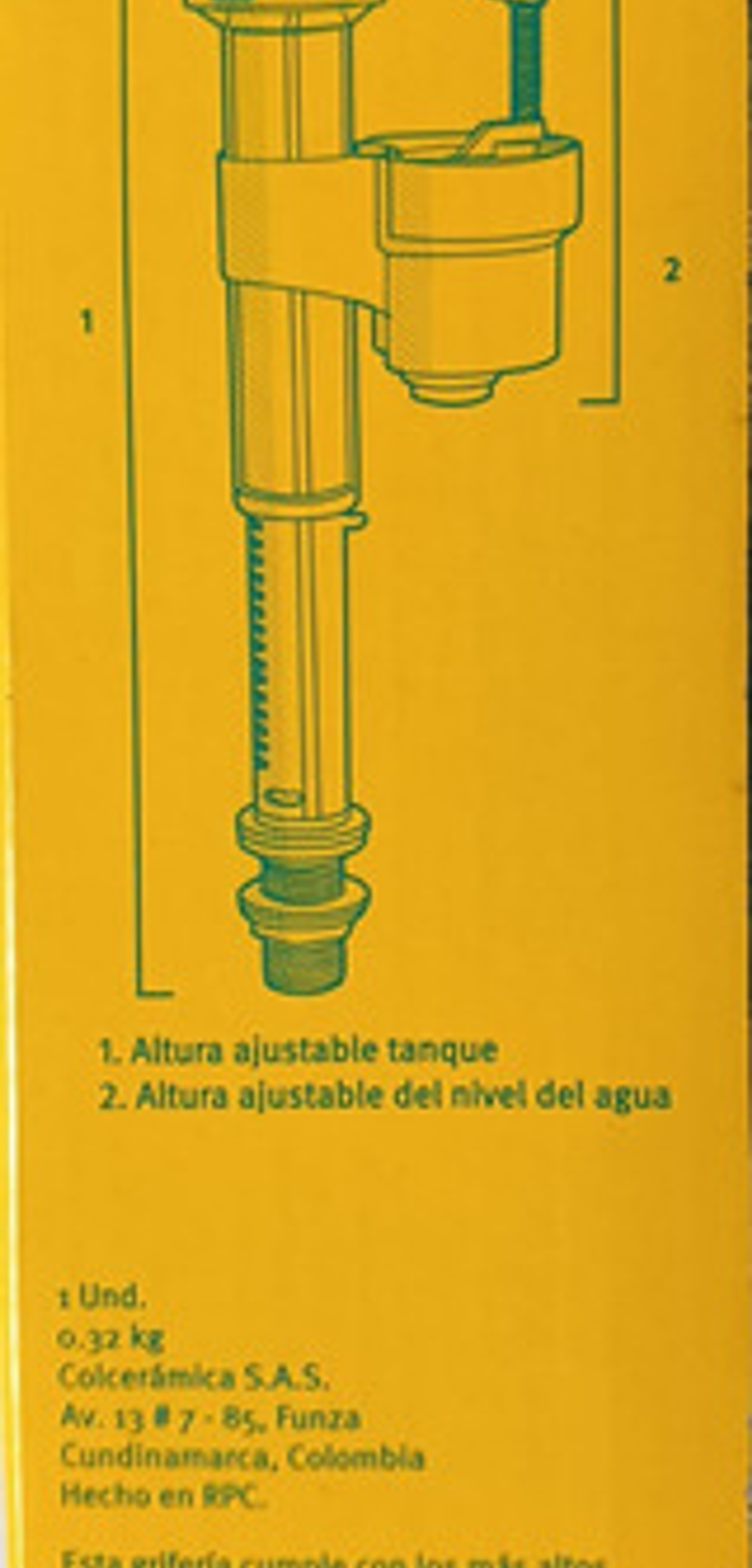 Válvula Grival Llenado Universal Plus 3