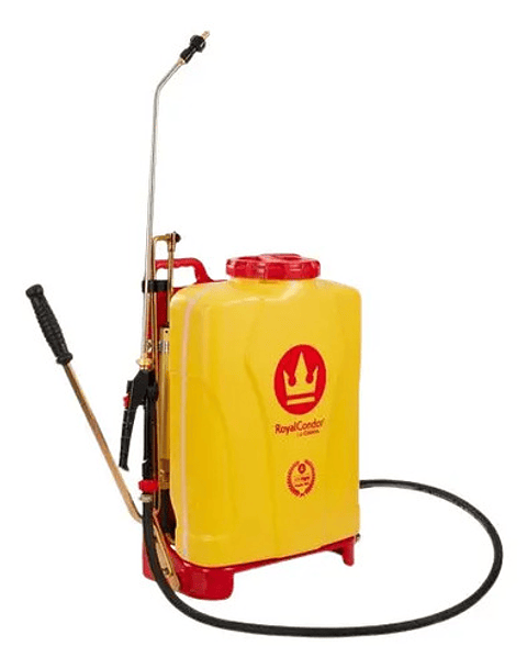 Fumigadora Manual Royal Condor Clásica 20l Acero Inoxidable Amarilla Amarillo