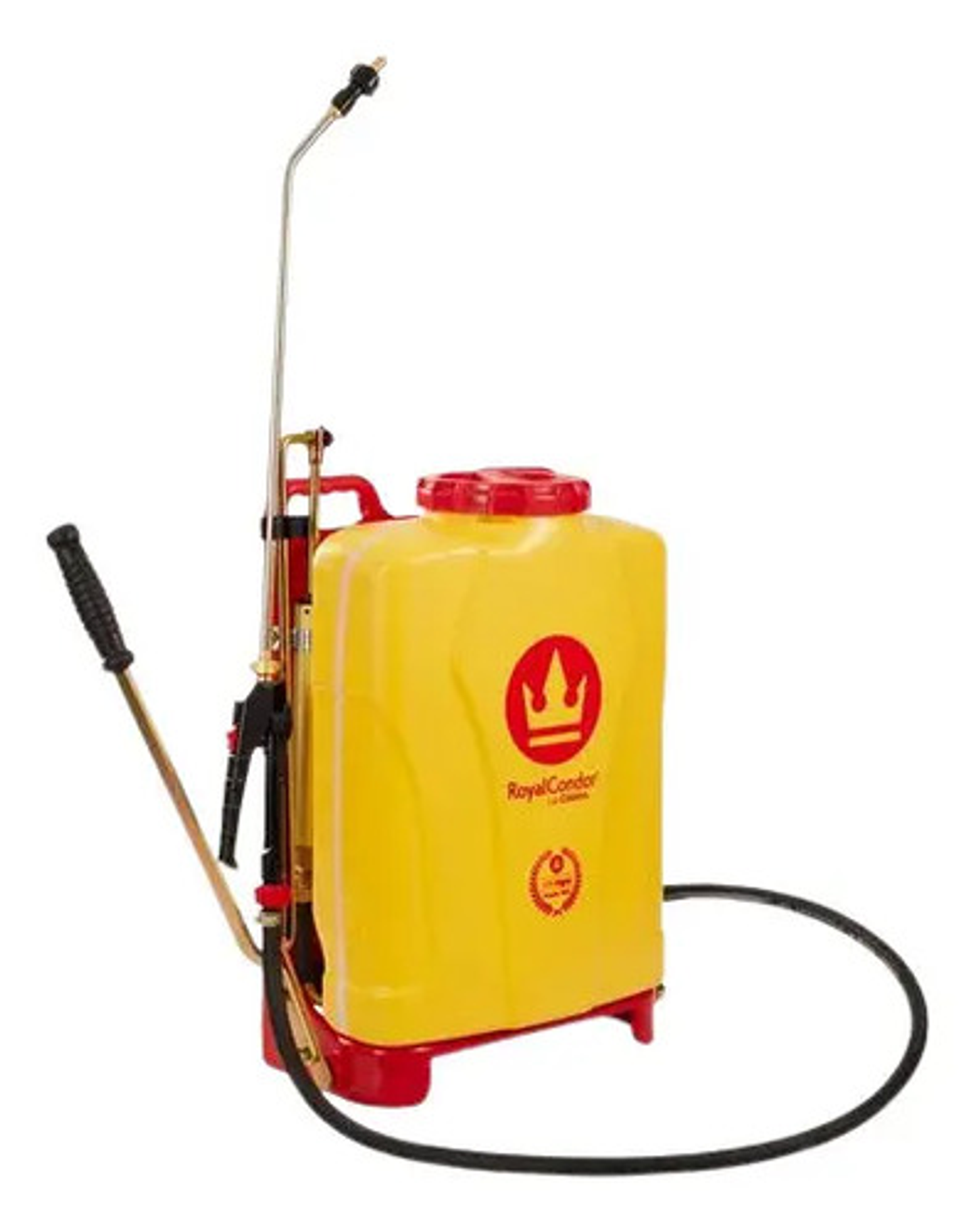 Fumigadora Manual Royal Condor Clásica 20l Acero Inoxidable Amarilla Amarillo 1