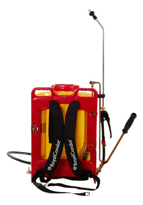Fumigadora Manual Royal Condor Clásica 20l Acero Inoxidable Amarilla Amarillo