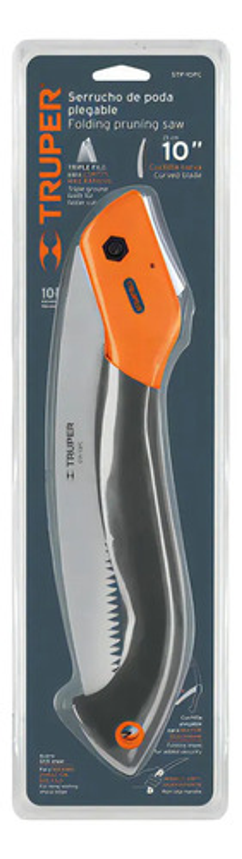 Serrucho Plegable De 10 Hoja Curva Herramienta Truper 100198