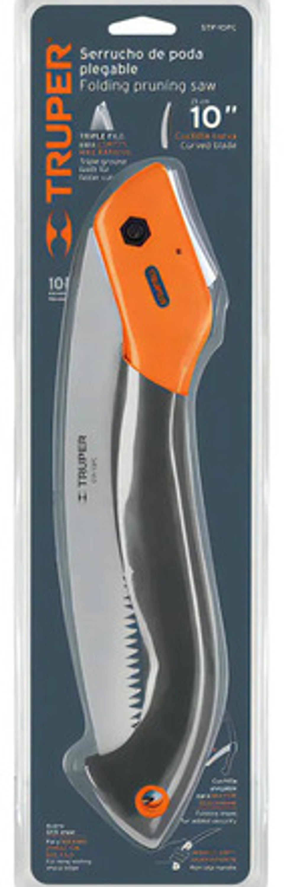 Serrucho Plegable De 10 Hoja Curva Herramienta Truper 100198 2