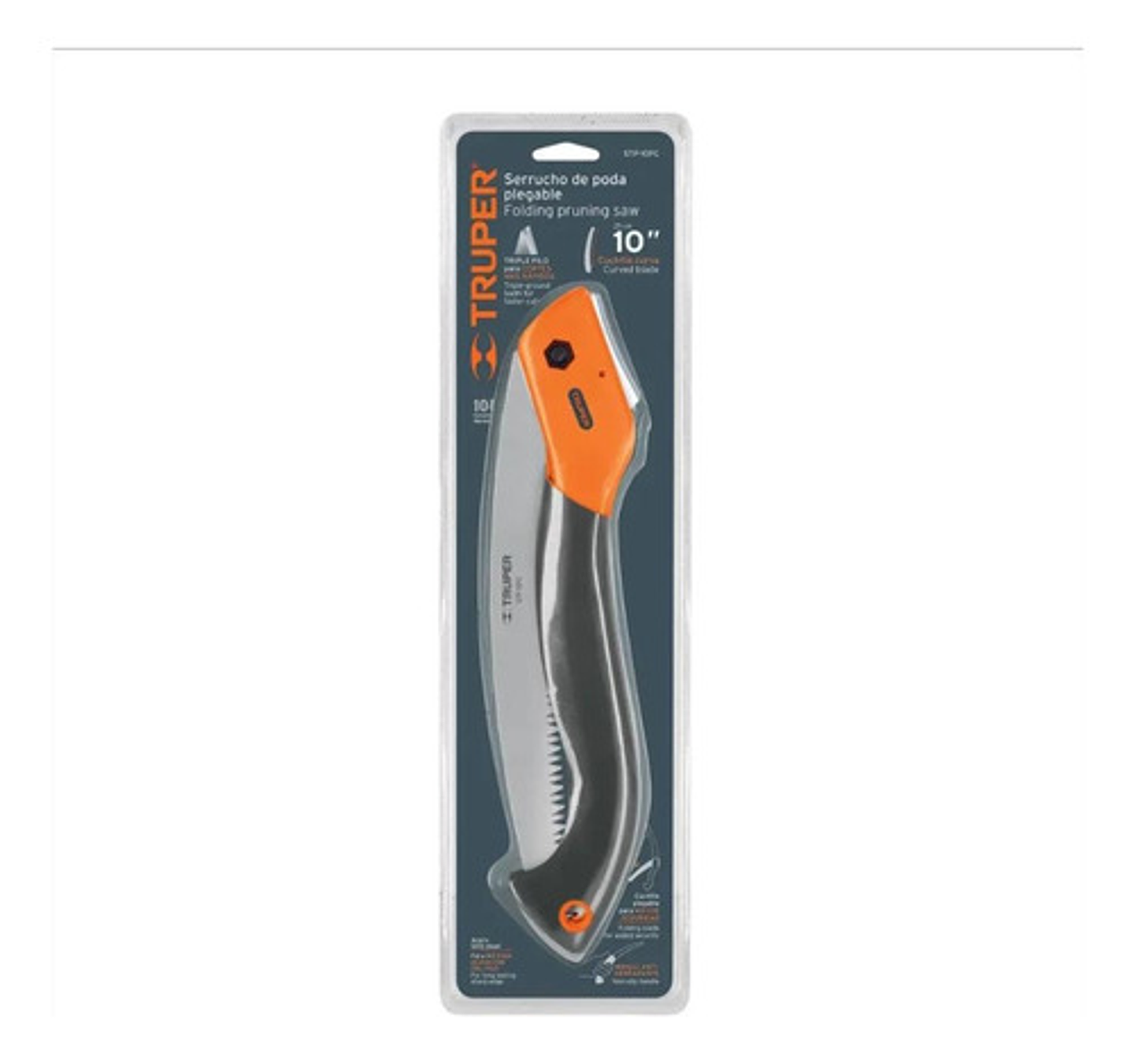 Serrucho Plegable De 10 Hoja Curva Herramienta Truper 100198 6