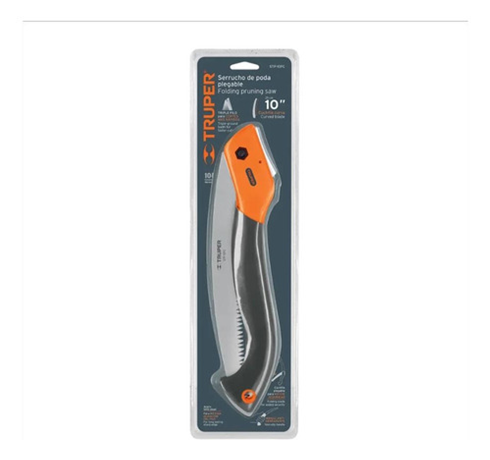 Serrucho Plegable De 10 Hoja Curva Herramienta Truper 100198 6