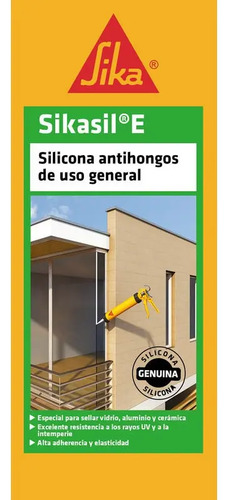 Sikasil E Silicona Antihongos Blanco (Cartucho) | Agrosamario 2