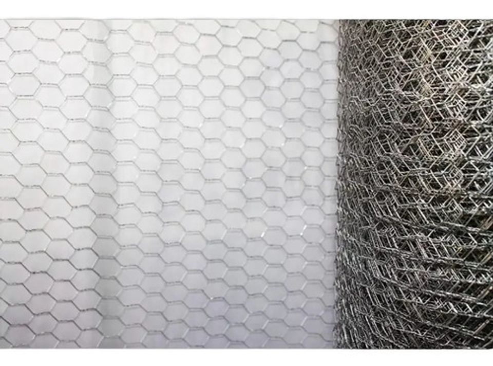 Malla Pajarito Galvanizada 1mtx1/2 Pul 1.27cm X 30 Mts Largo 4