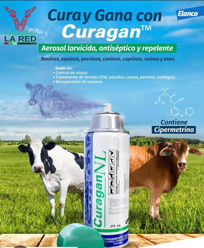 Curagan 375ml Larvicida - Cicatrizante (Tipo Lepecid) | Agrosamario 3