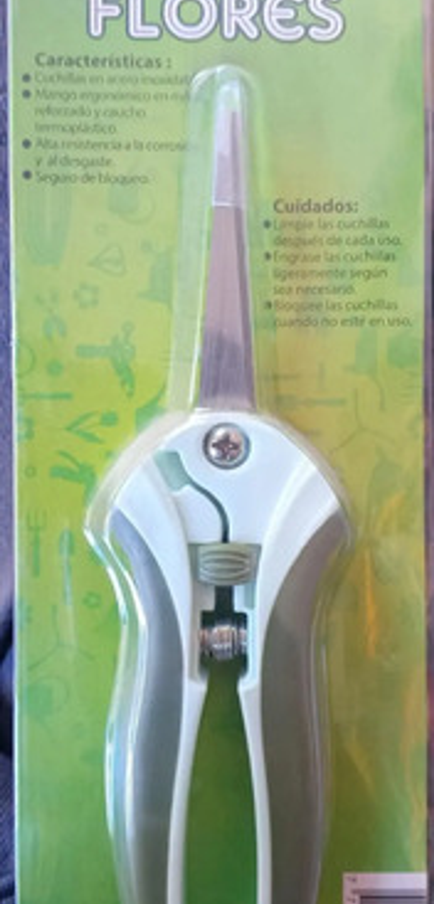 Tijera Jardinería  Poda Flores Corte Punta Recta Fercon No 6 2