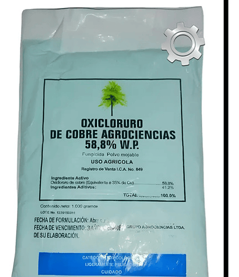 Oxicloruro De Cobre Para  Cultivos  X Kg