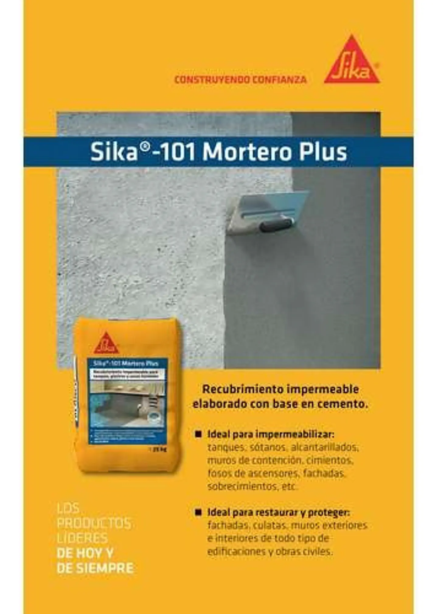 Sika-101 Mortero Plus Gris (Bulto x 25 Kg) - Impermeabilizante | Agrosamario 5
