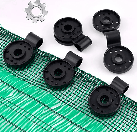 Ganchos Para Polisombra Policlik Broches Sujetador  X 50 U