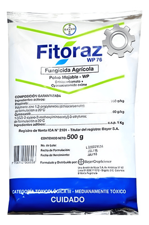 Fitoraz Bayer Control De Hongos En Cultivos X 500gr