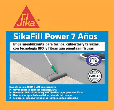 Ipermeabilizante Sikafill-7 Pow