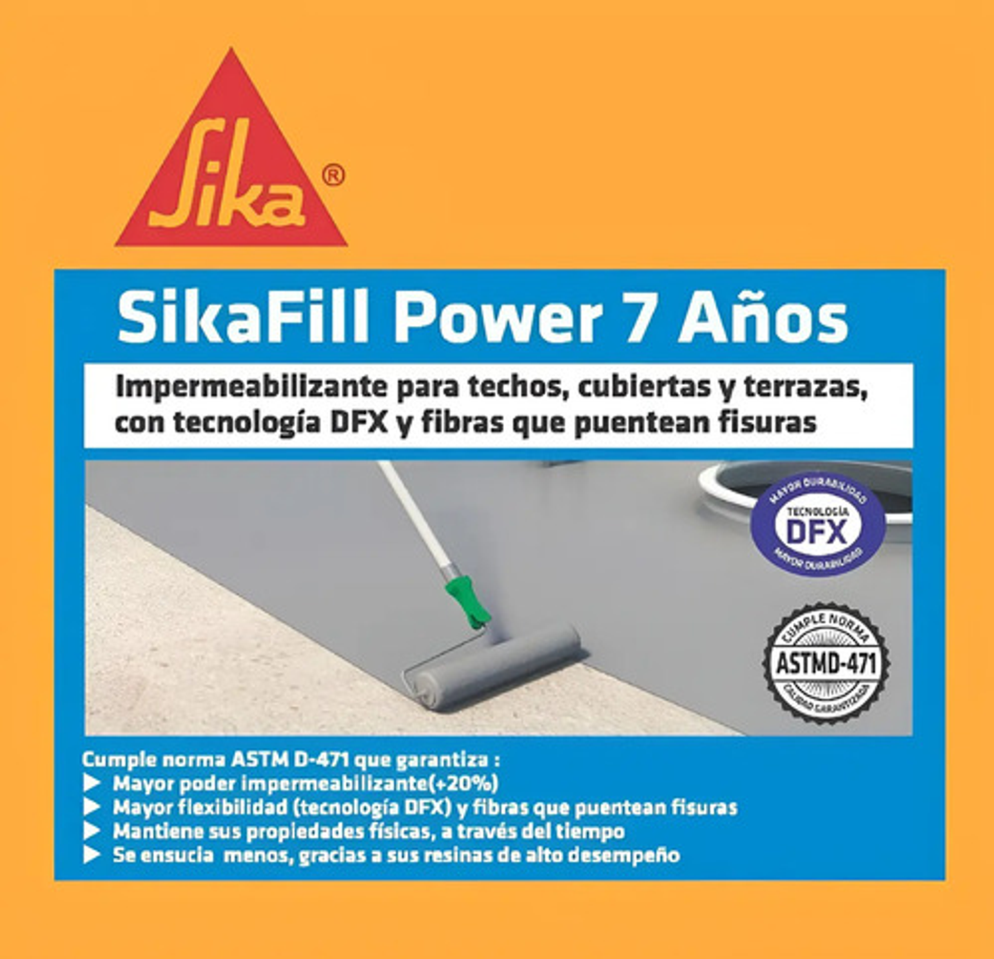 Ipermeabilizante Sikafill-7 Pow 1