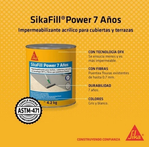 Ipermeabilizante Sikafill-7 Pow 8