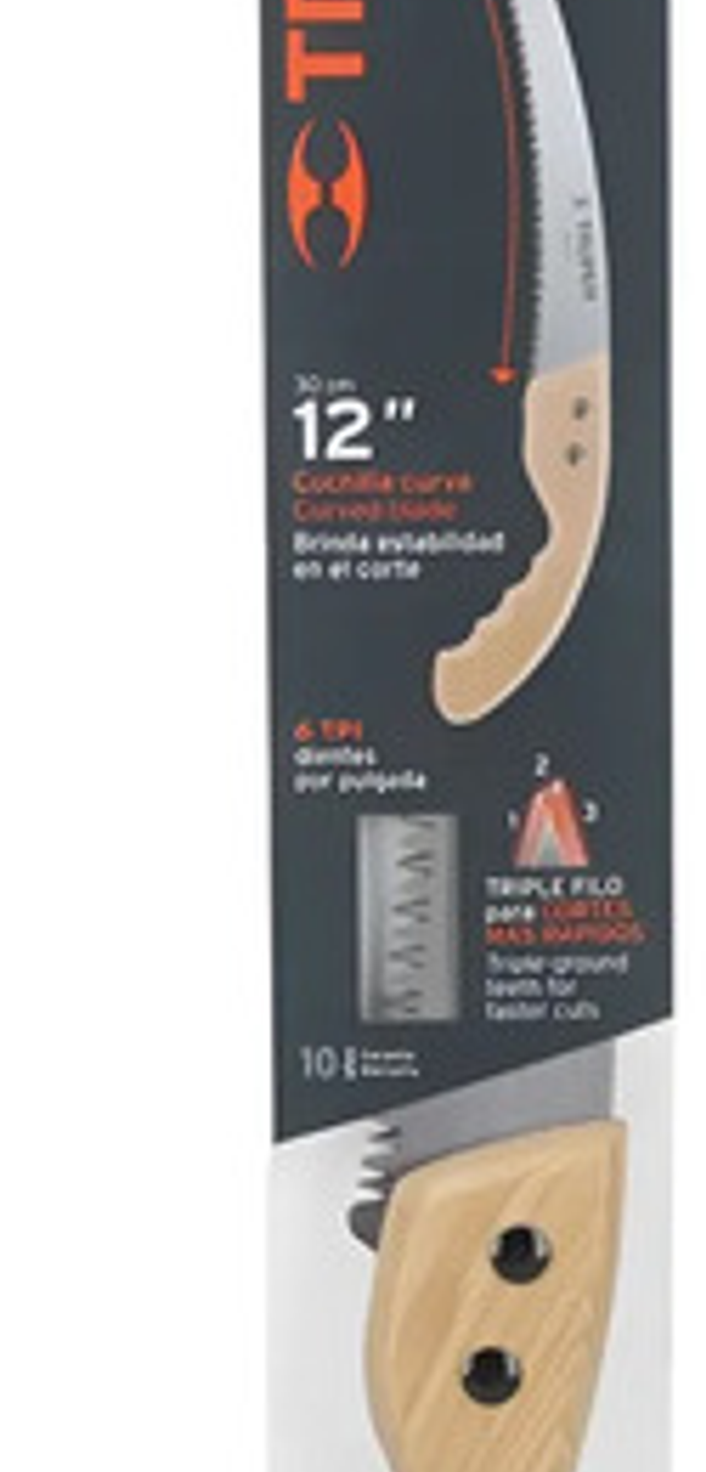 Serrucho Para Podar 12'' Mango De Madera Truper 18171 2