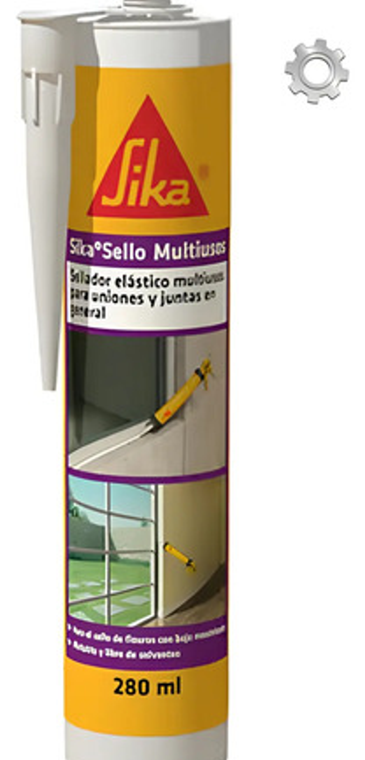 Sika Sello Multiusos Sellador Elástico Blanco 1