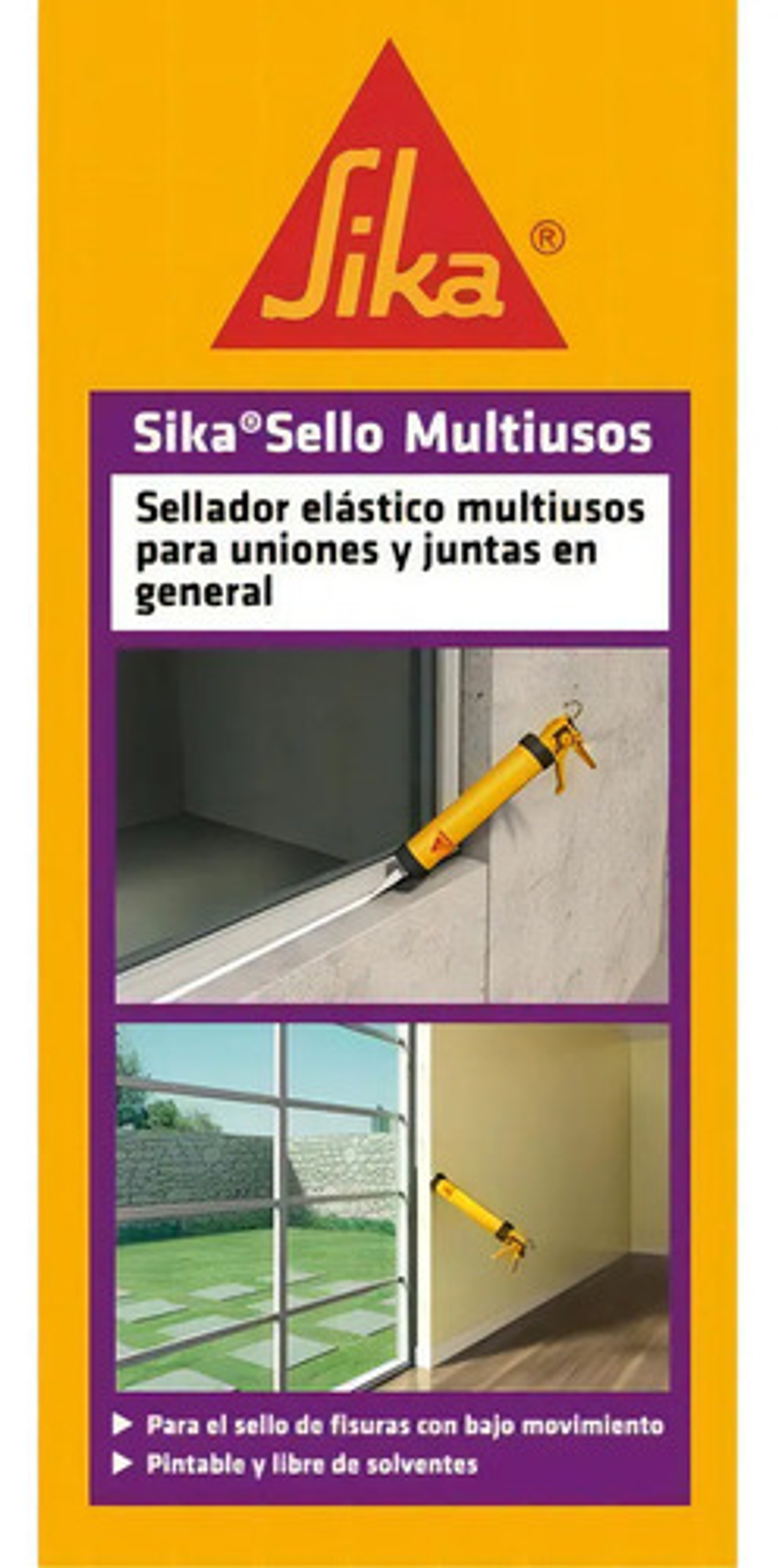 Sika Sello Multiusos Sellador Elástico Blanco 3