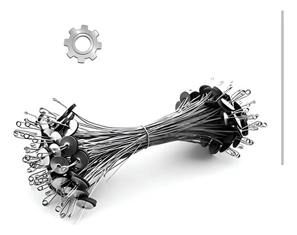 Amarre Para Teja  Zinc Cal 18 X 50 Unidades 1