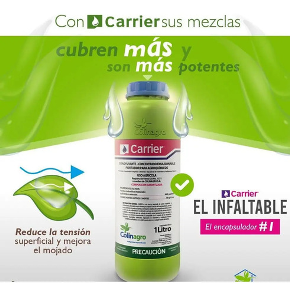 Coadyuvante Uso Agricola A Base De Aceite Carrier X Litro 2
