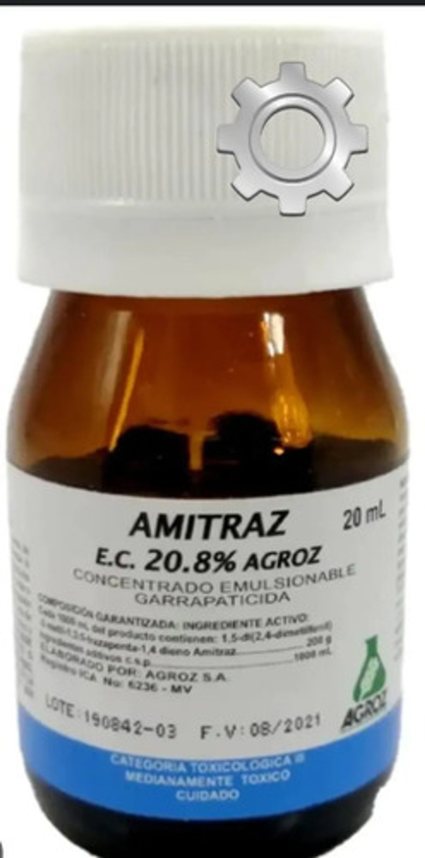 Amitraz Garrapaticida  X 20 Ml 1
