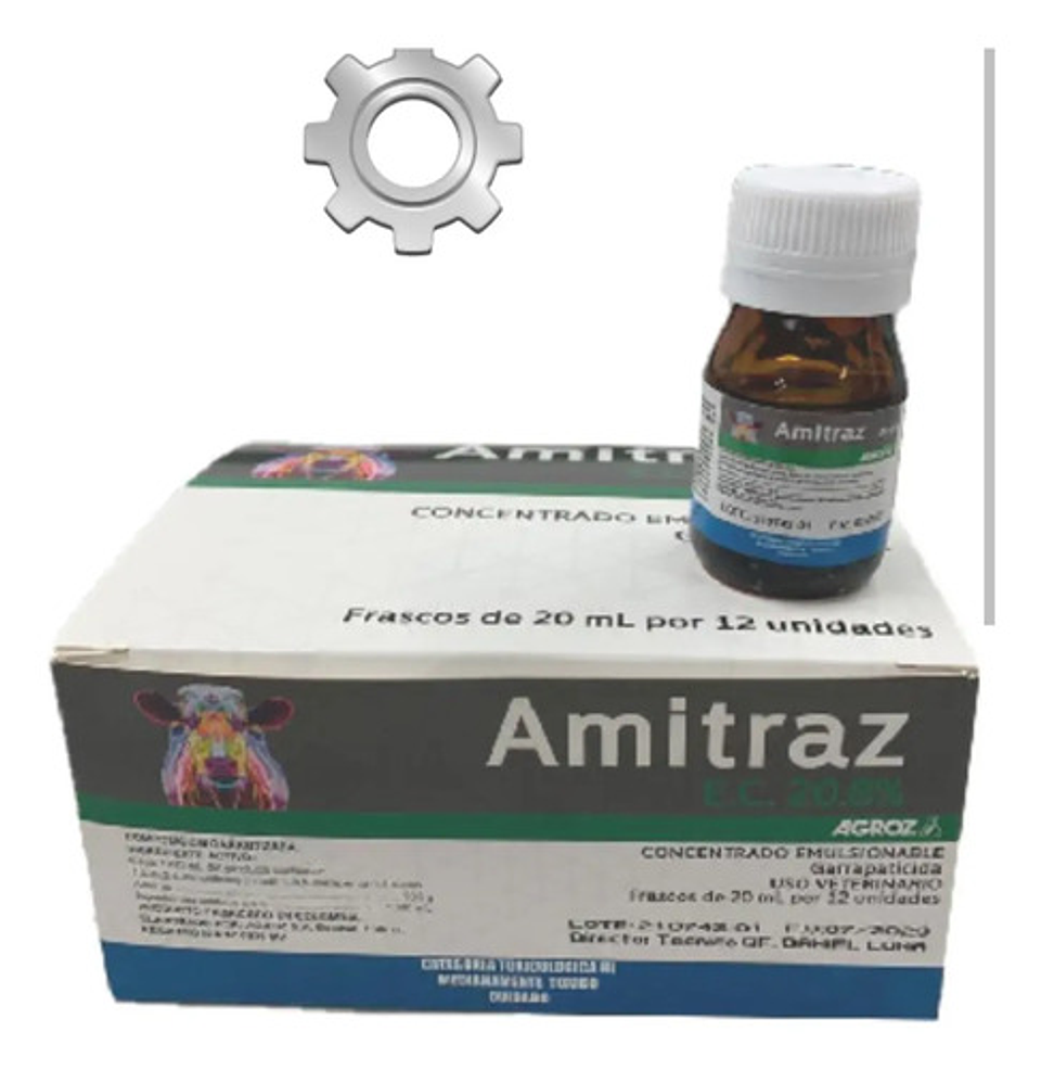 Amitraz Garrapaticida  X 20 Ml 2