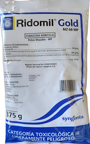 Ridomil Gold MZ 68 WG - Fungicida de Alta Eficacia | 375g | Agrosamario 2