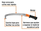 Serrucho De Poda Con Gancho Cuchilla Curva Truper 16 Pul. - Miniatura 2
