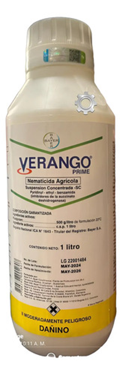 Verango Prime Bayer  Control Nematodos Frutales   X Litro