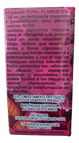 Florescencia Soluble 10sobres 2