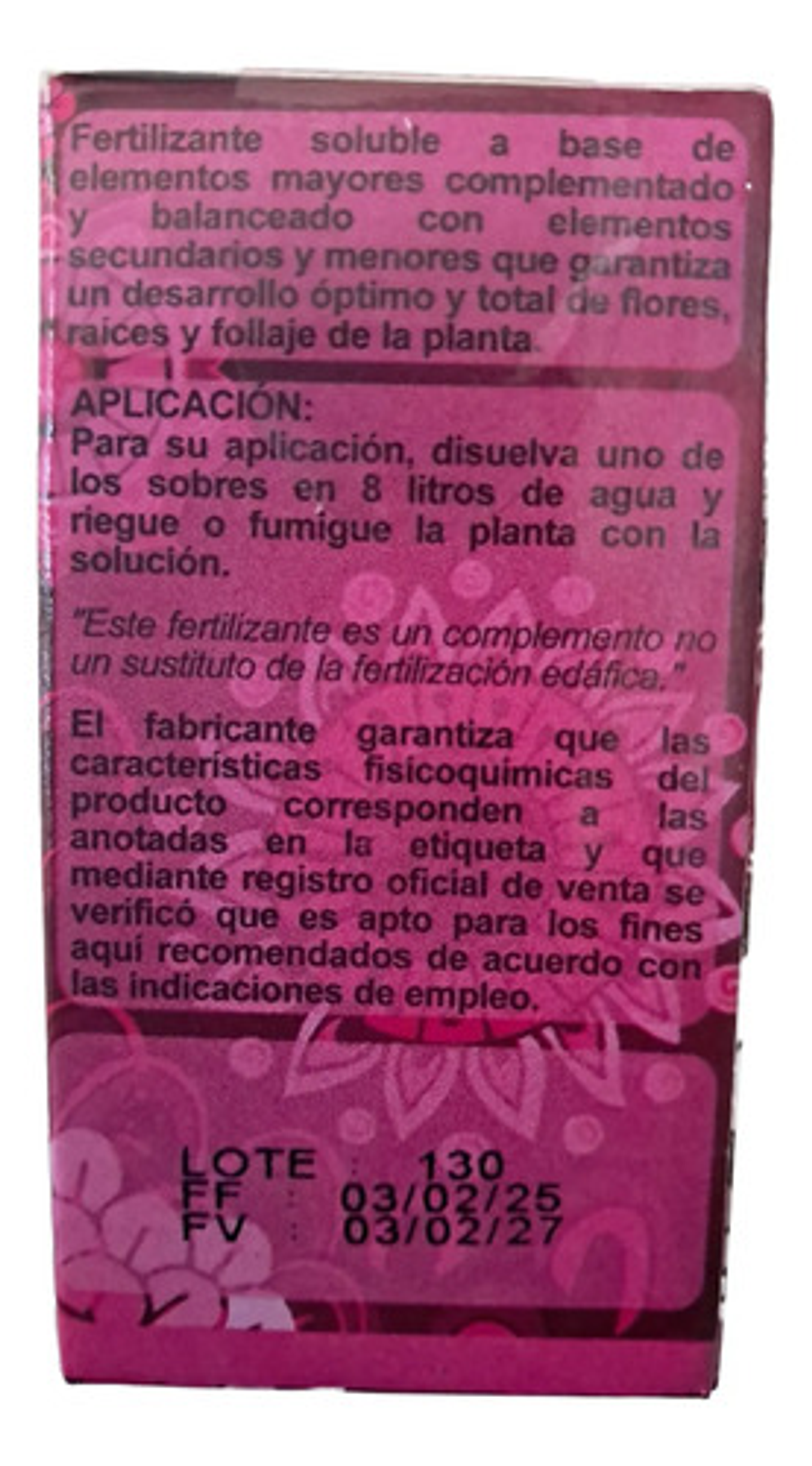 Florescencia Soluble 10sobres 3